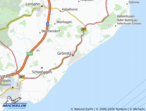 MICHELIN Grömitz map - ViaMichelin