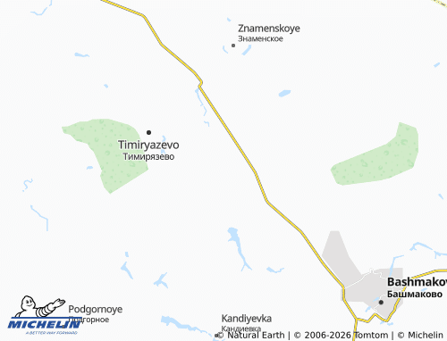 MICHELIN-Landkarte Yermakovskiy - ViaMichelin
