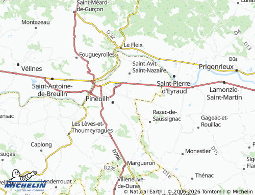 Carte MICHELIN Saint-Philippe-du-Seignal - ViaMichelin
