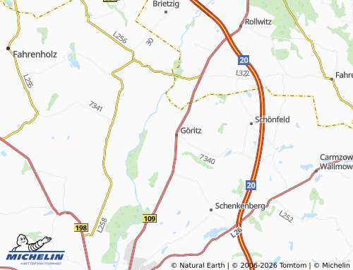 MICHELIN-Landkarte Göritz - ViaMichelin
