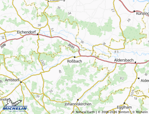 MICHELIN Roßbach map - ViaMichelin