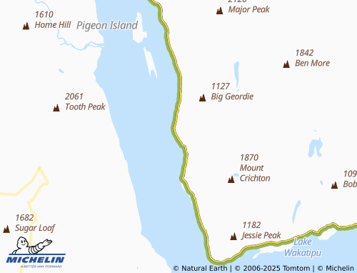 MICHELIN Mount Creighton map - ViaMichelin