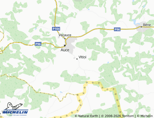 MICHELIN-Landkarte Vītiņi - ViaMichelin