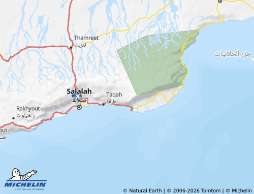 Mappa MICHELIN Mirbat - ViaMichelin