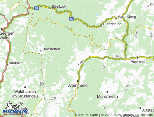 MICHELIN Dorsch map - ViaMichelin