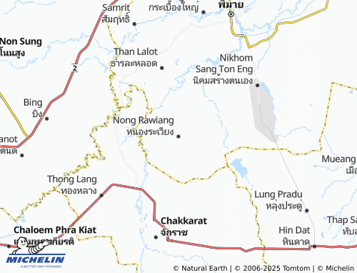 MICHELIN Nong Rawiang map - ViaMichelin