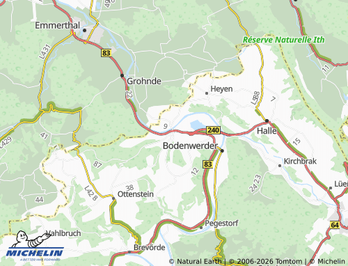 MICHELIN Hehlen map - ViaMichelin