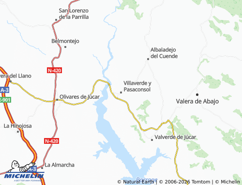 MICHELIN-Landkarte Villaverde y Pasaconsol - ViaMichelin