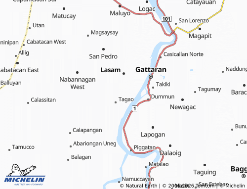 MICHELIN Cataliganan map - ViaMichelin