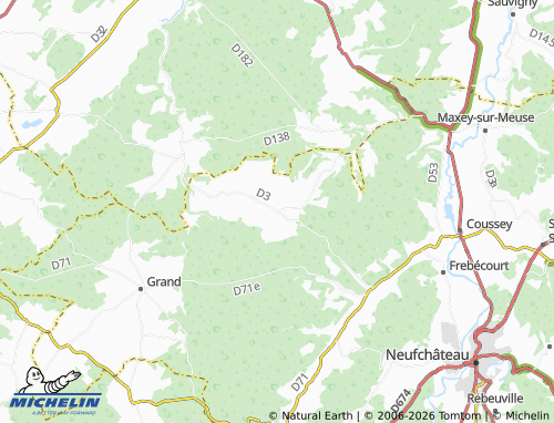 Mapa MICHELIN Chermisey - ViaMichelin