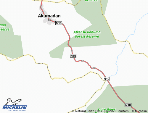 MICHELIN Nkenkaso map - ViaMichelin