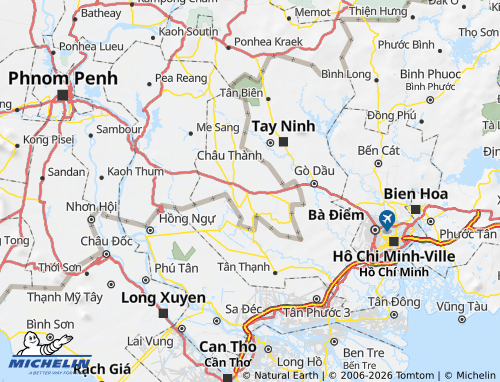 Kaart MICHELIN Svay Teab - ViaMichelin