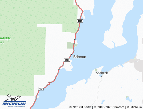 Carte MICHELIN Brinnon - ViaMichelin
