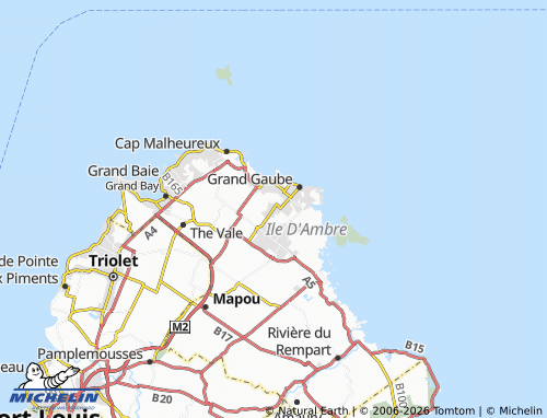 MICHELIN-Landkarte Roche Terre - ViaMichelin