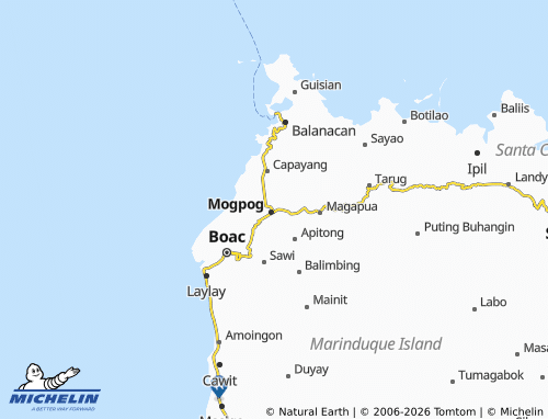 Kaart MICHELIN Gitnang Bayan - ViaMichelin