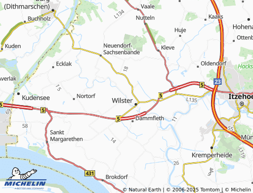 MICHELIN Rumfleth map - ViaMichelin