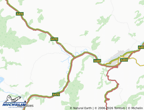 Mappa MICHELIN Caersws - ViaMichelin
