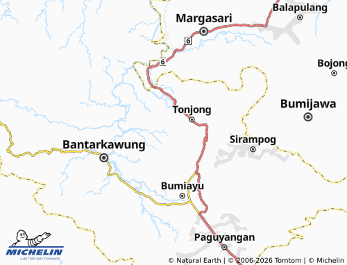 MICHELIN Galuh Timur map - ViaMichelin