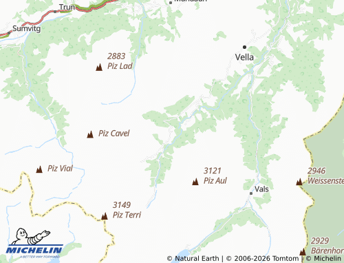 Carte MICHELIN Vrin Dado - ViaMichelin