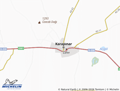 MICHELIN Fevzi Paşa map - ViaMichelin