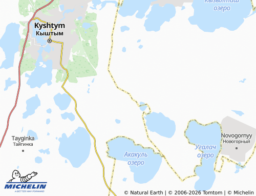MICHELIN-Landkarte Tatysh - ViaMichelin