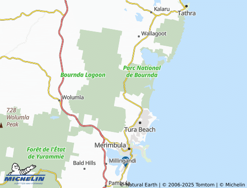 Carte MICHELIN Bournda - ViaMichelin