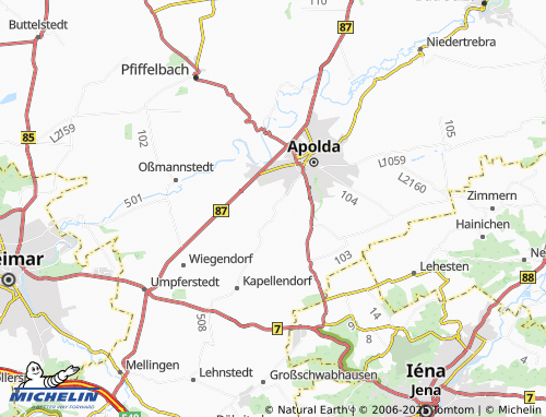 MICHELIN Herressen-Sulzbach map - ViaMichelin
