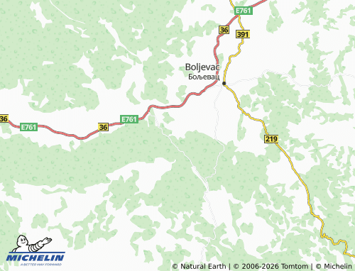 Mapa MICHELIN Mirovo - ViaMichelin