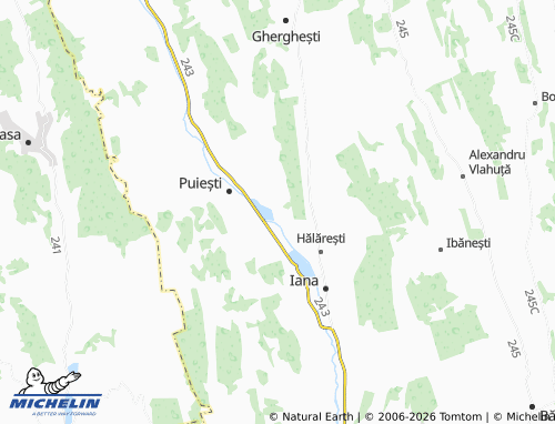 Mapa MICHELIN Iezer - ViaMichelin