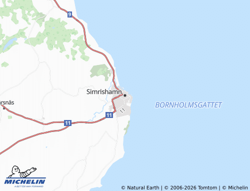 Mapa MICHELIN Simrishamn - ViaMichelin