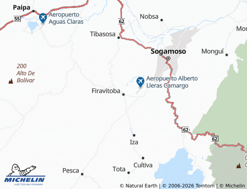 Carte MICHELIN Firavitoba - ViaMichelin