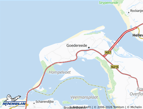 MICHELIN Ouddorp map - ViaMichelin