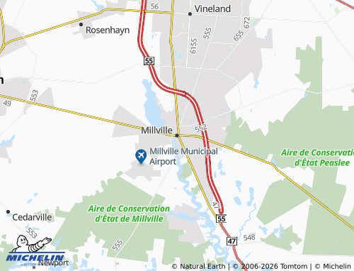 Mappa MICHELIN Millville - ViaMichelin