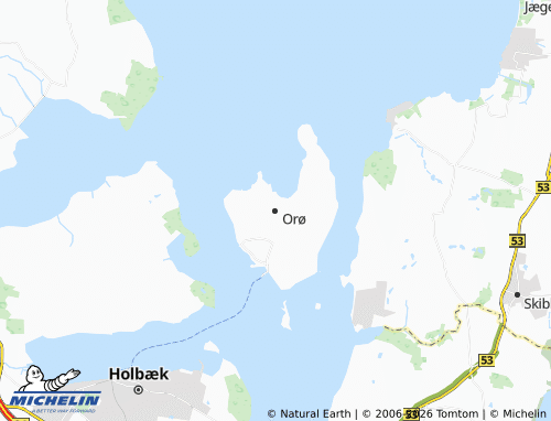 MICHELIN Orø map - ViaMichelin