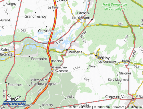 Mappa MICHELIN Saint-Vaast-de-Longmont - ViaMichelin