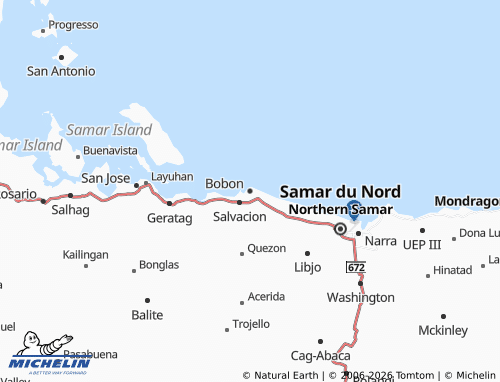 MICHELIN Bobon map - ViaMichelin