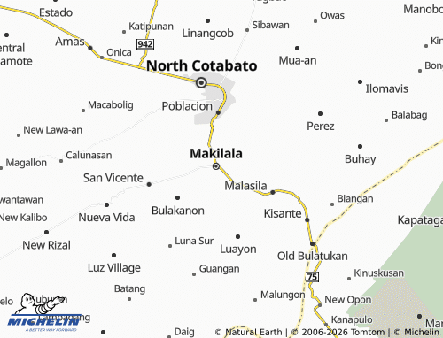 Mappa MICHELIN Poblacion - ViaMichelin