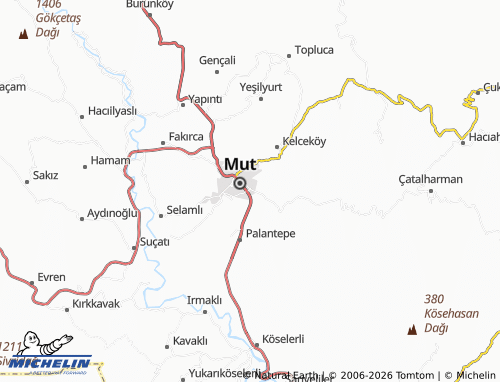 Mappa MICHELIN Yazalanı - ViaMichelin
