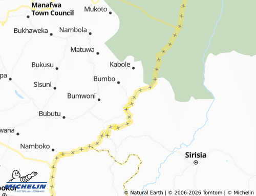 MICHELIN-Landkarte Bukiabi - ViaMichelin