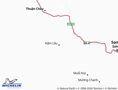 Mapa MICHELIN Nậm Lầu - ViaMichelin