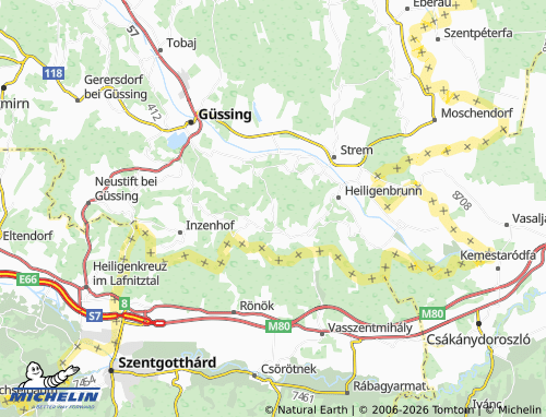 Mapa MICHELIN Reinersdorf Bergen - ViaMichelin