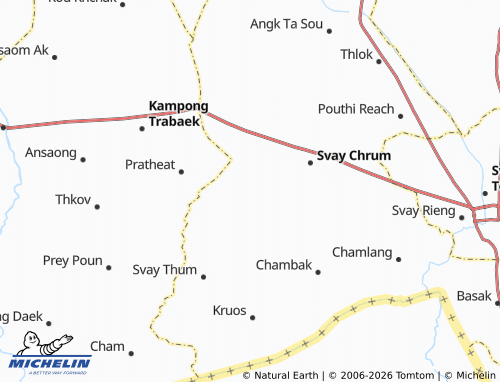 Mapa MICHELIN Chheu Teal - ViaMichelin