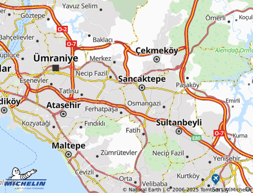 MICHELIN-Landkarte Emek - ViaMichelin