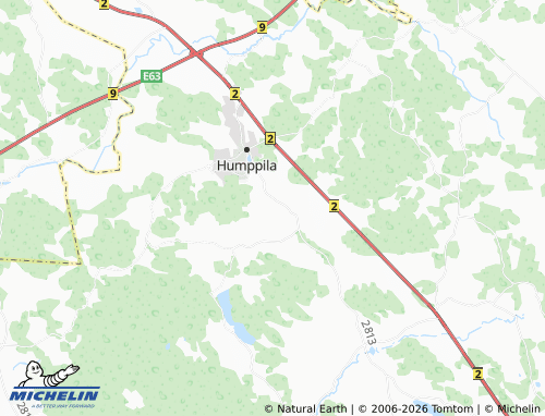 MICHELIN-Landkarte Huhtaa - ViaMichelin