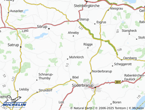 MICHELIN Mohrkirchosterholz map - ViaMichelin