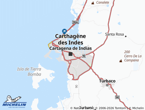 Carte MICHELIN Escallón Villa - ViaMichelin