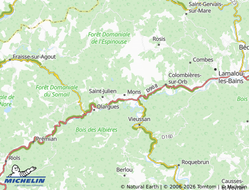 Mappa MICHELIN Mons - ViaMichelin