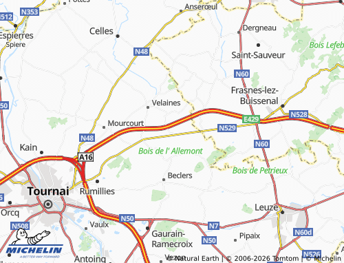 MICHELIN Quartes map - ViaMichelin
