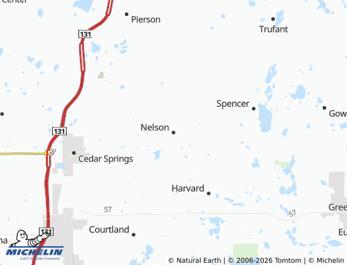 Mappa MICHELIN Nelson - ViaMichelin