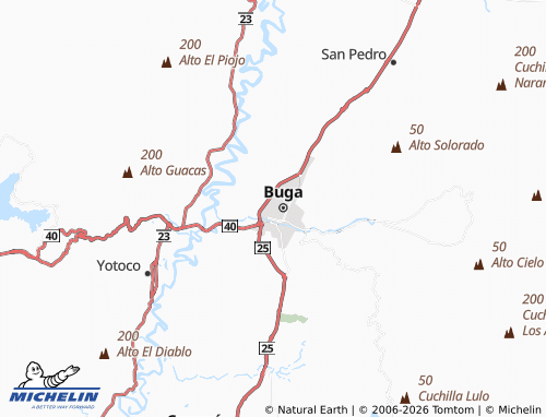 MICHELIN Ricaurte map - ViaMichelin